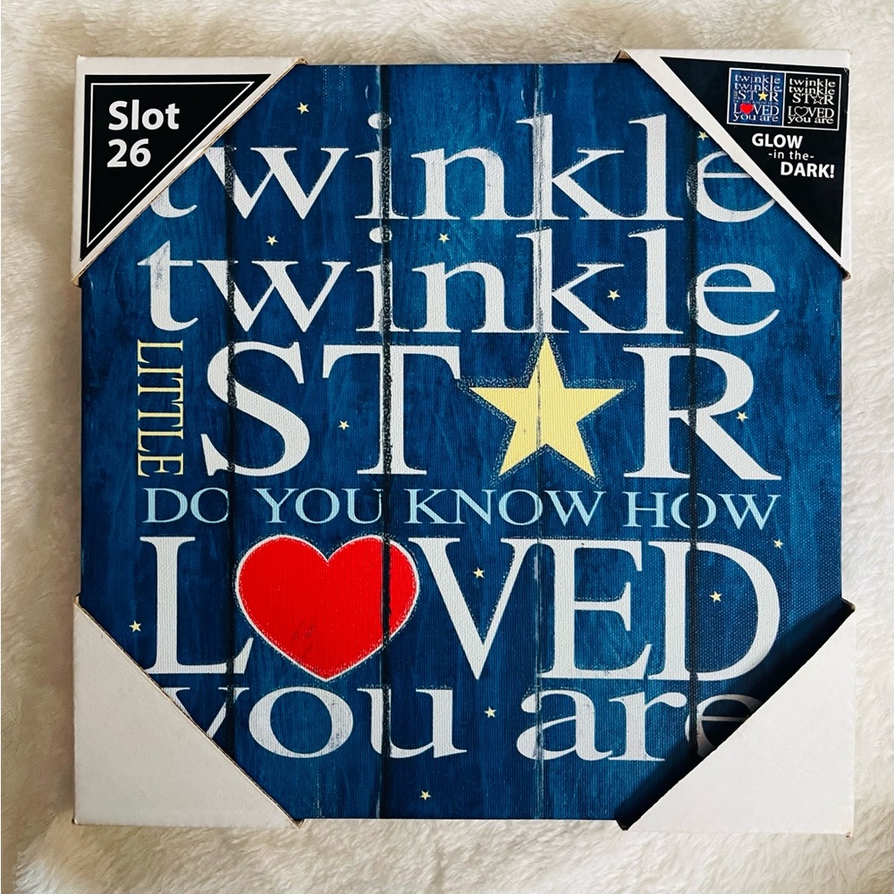 Twinkle Twinkle Little Star Canvas Picture